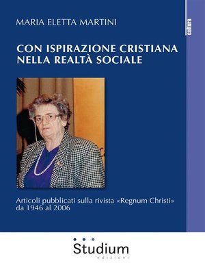 cover image of Con ispirazione cristiana nella realtà sociale